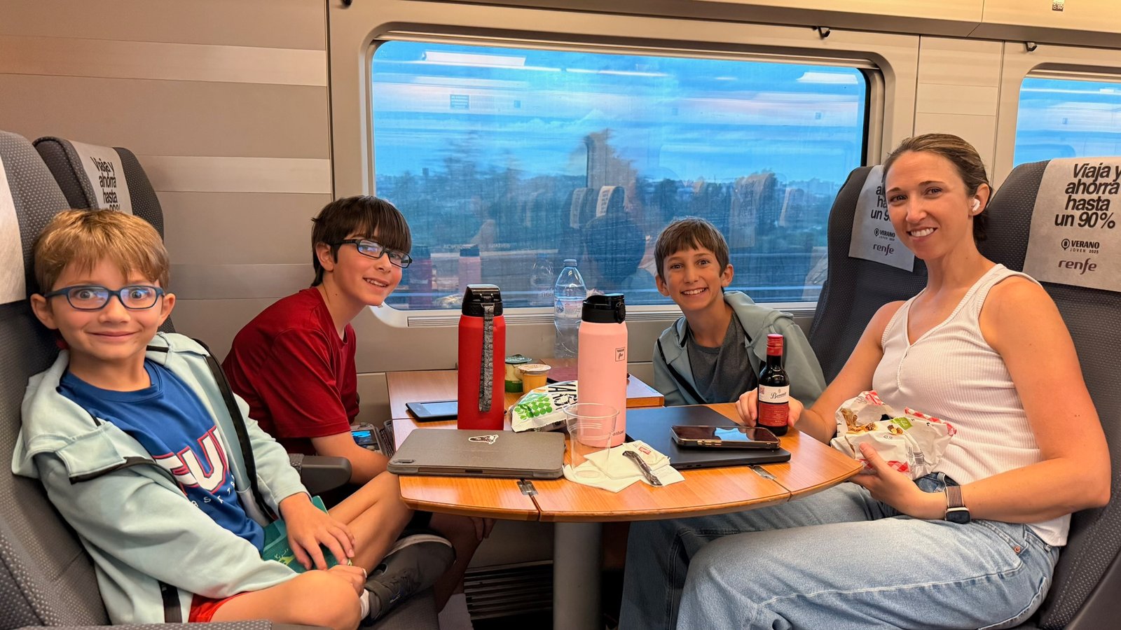 Our first day in Malaga/mostly just the train ride there(It used to just be called Malaga but I was writing a lot so we had to make a separate post for that.)