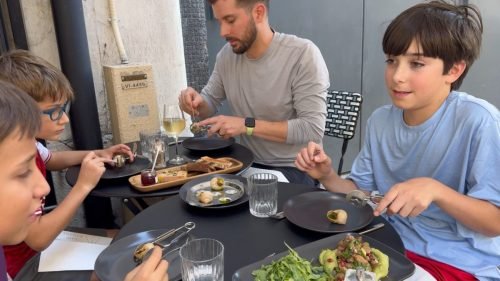 French Meal: foie gras and escargot