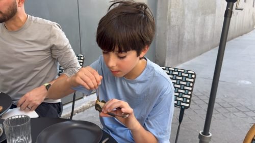 French Meal: Finn facing his fear... snail!